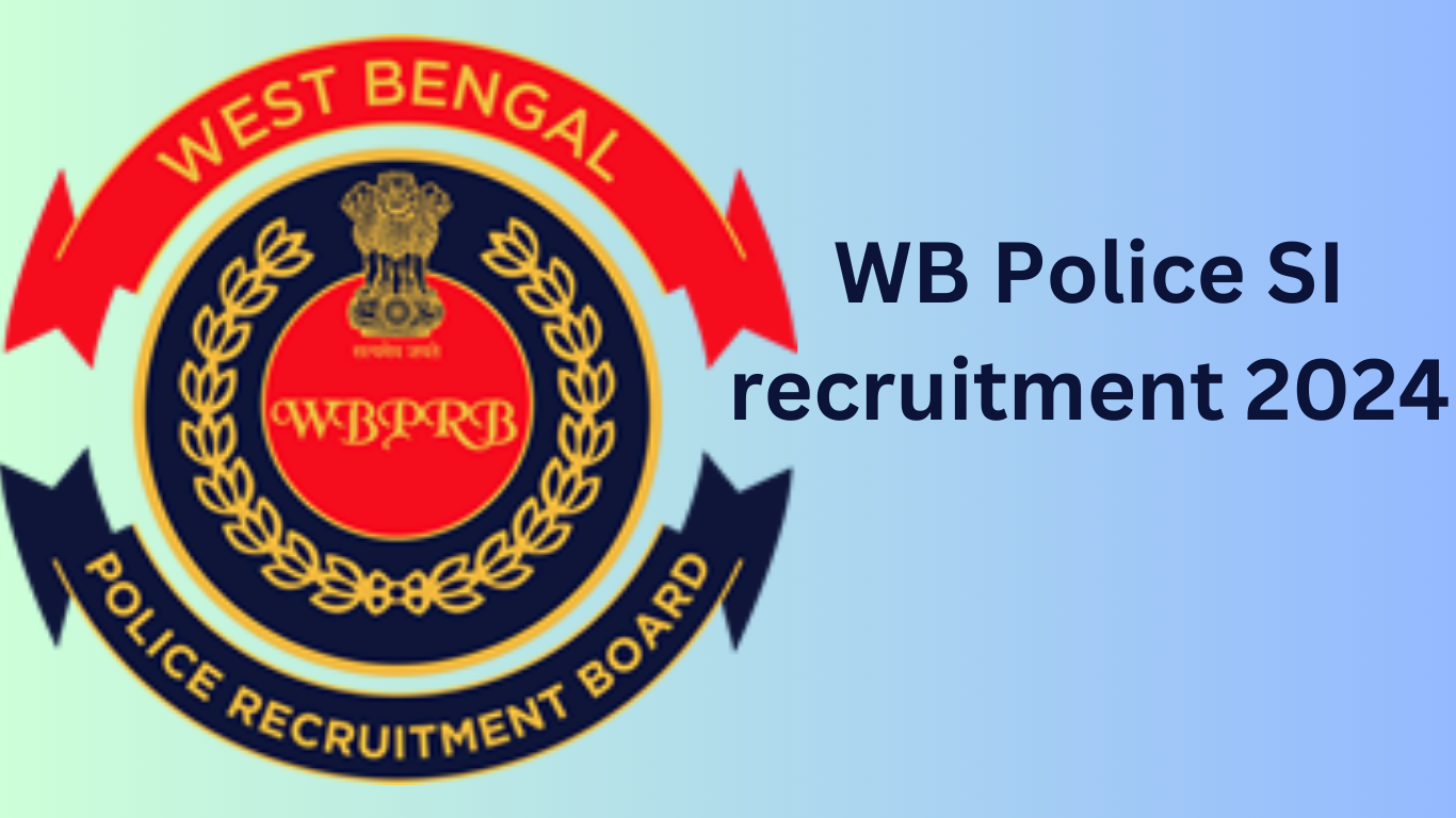 WB Police SI recruitment 2024